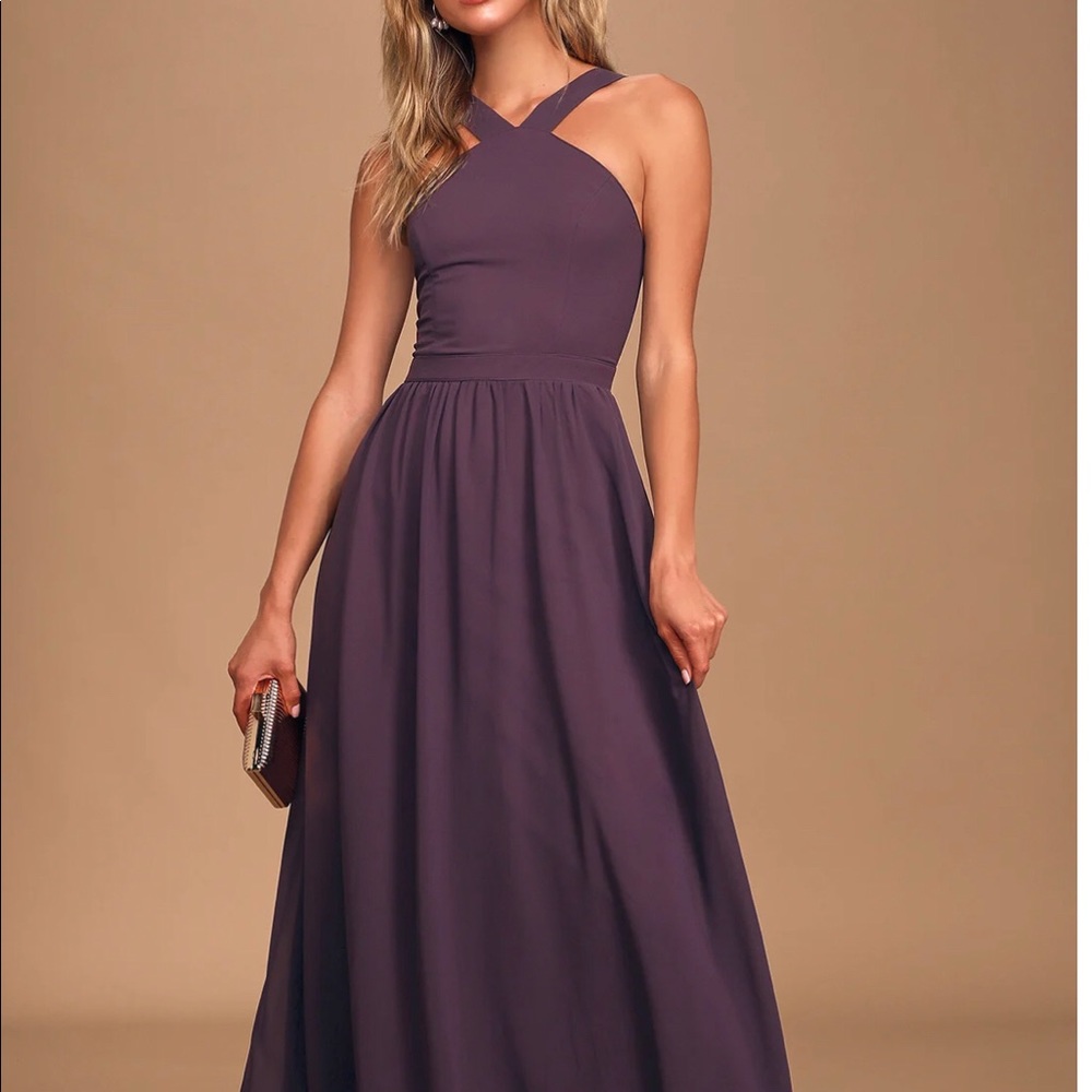 Purple Bridesmaid dress!